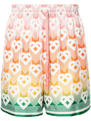 Pantaloni scurti Casablanca, Heart-monogram Print