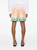 Pantaloni scurti Casablanca, Heart-monogram Print