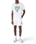 Tricou CASABLANCA, Innocence Triangle Short Sleeve T‑Shirt, White