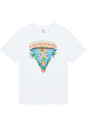 Tricou CASABLANCA, Innocence Triangle Short Sleeve T‑Shirt, White