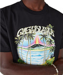 Tricou CASABLANCA, Volcano Short Sleeve T‑Shirt, Black