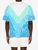 Tricou CASABLANCA, 'Surf Lotus' print Tie-Dye T-shirt