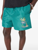 Short CASABLANCA, embroidered swim shorts