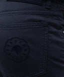 BERMUDE STEFANO RICCI, Logo Insert, Cotton, Navy Blue