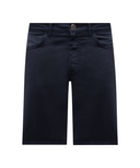 BERMUDE STEFANO RICCI, Logo Insert, Cotton, Navy Blue