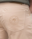 BERMUDE STEFANO RICCI, Logo Insert, Cotton, Beige