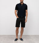 Pantaloni scurti STEFANO RICCI, Logo Insert, Cotton, Black