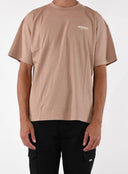 Tricou Represent, Owner's Club Print, Beige, Regular Fit
