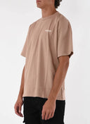 Tricou Represent, Owner's Club Print, Beige, Regular Fit
