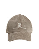 Sapca Brunello Cucinelli, Corduroy Baseball Cap, Bej