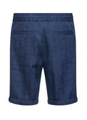 Pantaloni scurti Brunello Cucinelli Chevron Bermuda Shorts, Bleumarin