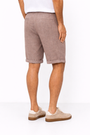 Pantaloni scurti Brunello Cucinelli Chevron Bermuda Shorts, Beige