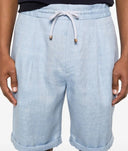 Pantaloni scurti Brunello Cucinelli Chevron Bermuda Shorts, Blue