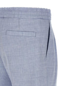 Pantaloni scurti Brunello Cucinelli Chevron Bermuda Shorts, Blue