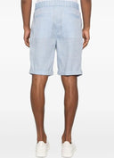 Pantaloni scurti Brunello Cucinelli Chevron Bermuda Shorts, Blue