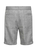 Pantaloni scurti Brunello Cucinelli Chevron Bermuda Shorts, Gri