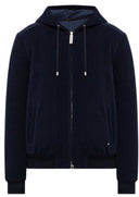 Jacheta STEFANO RICCI, Blue velvet jacket with cashmere