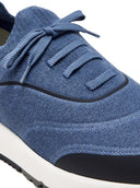 Sneakers, BRUNELLO CUCINELLO, Runners lace-up sneakers, Blue