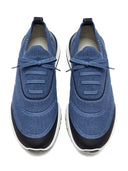 Sneakers, BRUNELLO CUCINELLO, Runners lace-up sneakers, Blue