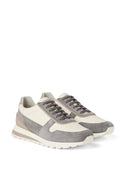 Sneakers BRUNELLO CUCINELLI, Panelled Detail, Low Top, Grey
