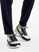 Sneakers BRUNELLO CUCINELLI, Panelled Detail, Low Top, Navy Blue