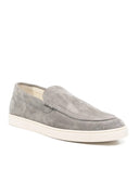 Loafers BRUNELLO CUCINELLI, topstitched leather loafers, Gri