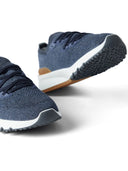 Sneakers BRUNELLO CUCINELLI, Mesh Knitted, Lace Up, Navy Blue