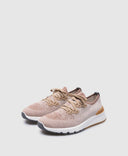 Sneakers BRUNELLO CUCINELLI, Mesh Design, Low Top,Beige
