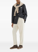 Sneakers BRUNELLO CUCINELLI, suede and polished calfskin 2
