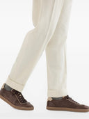 Sneakers BRUNELLO CUCINELLI, suede and polished calfskin 3
