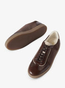 Sneakers BRUNELLO CUCINELLI, suede and polished calfskin 4