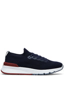 Sneakers BRUNELLO CUCINELLI, Lace Up Mesh, Low Top, Navy Blue