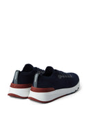 Sneakers BRUNELLO CUCINELLI, Lace Up Mesh, Low Top, Navy Blue