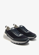 Sneakers BRUNELLO CUCINELLI, Suede Runner, Navy Blue