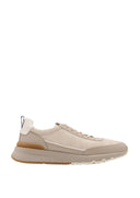 Sneakers BRUNELLO CUCINELLI, Panelled Detail, Low Top, Gray Brown
