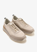 Sneakers BRUNELLO CUCINELLI, Panelled Detail, Low Top, Gray Brown