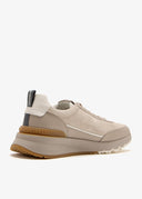 Sneakers BRUNELLO CUCINELLI, Panelled Detail, Low Top, Gray Brown