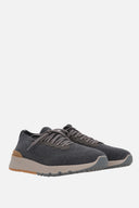 Sneakers BRUNELLO CUCINELLI, Grey Anthracite, Low Top Design