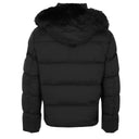 Geaca Moose Knuckles, Everest Fur Hood Puffer Jacket in Black