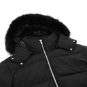 Geaca Moose Knuckles, Everest Fur Hood Puffer Jacket in Black