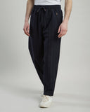 Pantaloni ELEVENTY din lana Loro Piana – Bleumarin