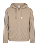 Hanorac ELEVENTY Giza, cu fermoar, Beige