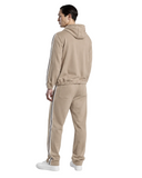 Hanorac ELEVENTY Giza, cu fermoar, Beige