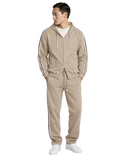 Hanorac ELEVENTY Giza, cu fermoar, Beige