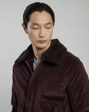 Geaca bomber ELEVENTY din casmir – Burgundy