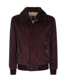 Geaca bomber ELEVENTY din casmir – Burgundy