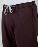 Pantaloni ELEVENTY Stretch Cotton – Burgundy