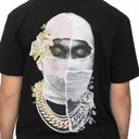 Tricou Ih Nom Uh Nit, Newspaper Mask, Negru