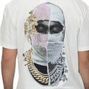 Tricou Ih Nom Uh Nit, Newspaper Mask, Alb