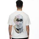 Tricou Ih Nom Uh Nit, Newspaper Mask, Alb